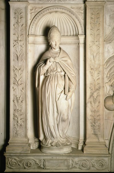 St. Pius, from the Piccolomini altar by Michelangelo Buonarroti